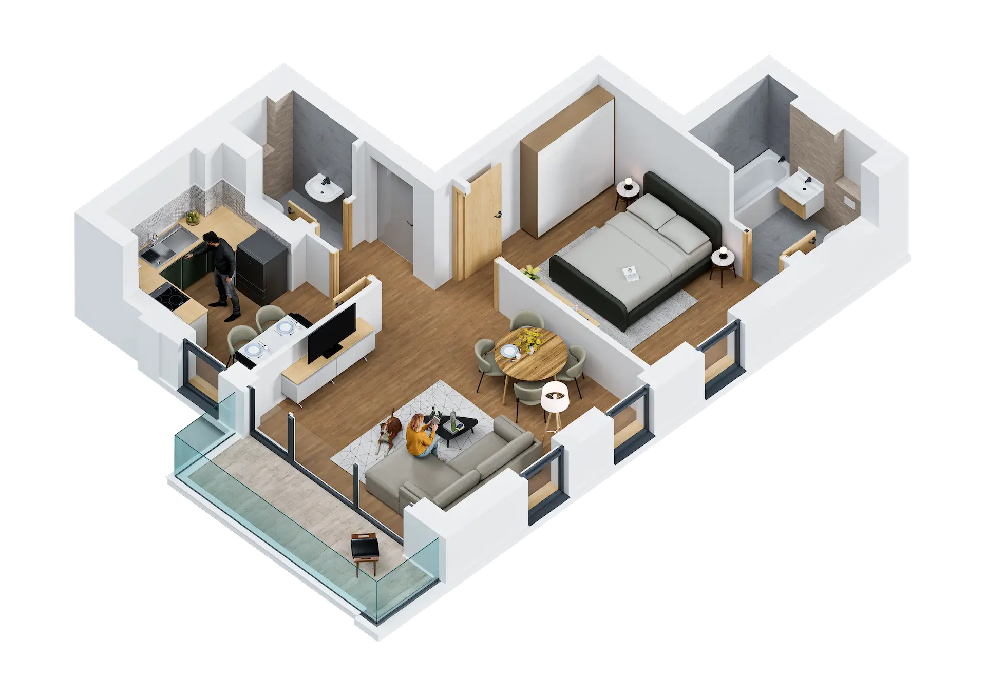2-camere-tip-2-prim-axo